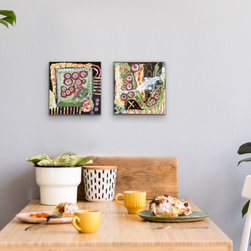 Smaller Abstract Paintings Created in a Series of 2 or More - Paintings