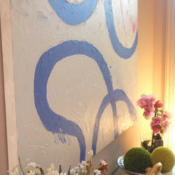 Original Abstract Paintings - 60 X 48 - Paintings
