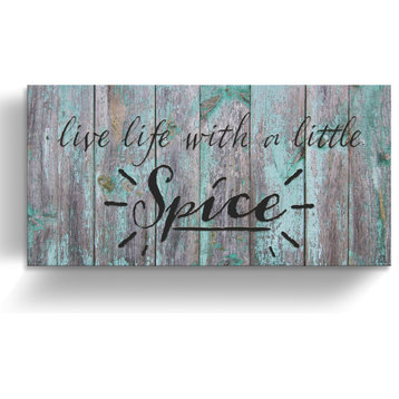 Spice Wrapped Canvas Kitchen Wall Art, 8"x16"