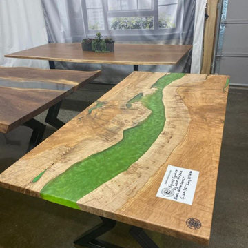 Emerald Spalted Maple Table