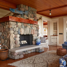 Cottage fireplace