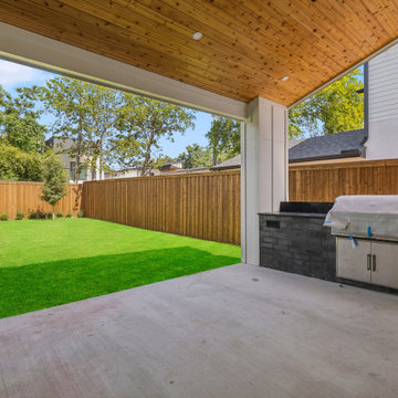 Covered Outdoor Living Space | The Aster by Macan Homes