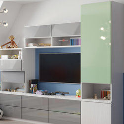 Slab Doors & Drawer Fronts - Storage Cabinets
