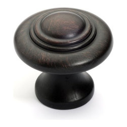 Dynasty Hardware - Super Saver K-9229 Concentric Cabinet Knob, Oil Rubbed Bronze - Cabinet And Drawer Knobs