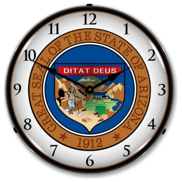 811185 Arizona State Seal Clock