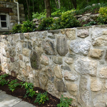 Weekend Getaway - Retaining Wall - left of steps