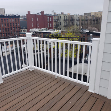 New Roof Deck, Kitchen and Bathroom Remodel on Garden Street in Hoboken