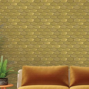 Brass Belly Self-Adhesive Wallpaper