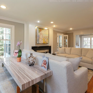 New Patio Door and Window in Remarkable Living Room - Renewal by Andersen NJ / N