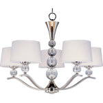 Maxim Lighting International - Rondo 5-Light Chandelier - Shed some light on your next family gathering with the Rondo Chandelier. This 5-light chandelier is beautifully finished in a unique color and will match almost any existing decor. Hang the Rondo Chandelier over your dining table for a classic look, or in your entryway to welcome guests to your home.