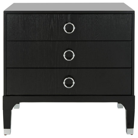 Safavieh Lorna Night Stand, Black