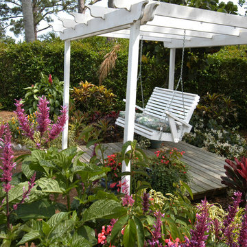 Winter Flowers in a Palm Beach County Landscape