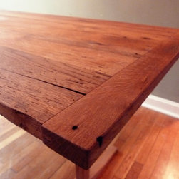Trestle Table Reclaimed Oak - Dining Tables