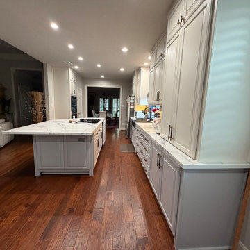 Elegant Two-Tone Kitchen Transformation
