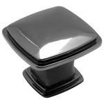 Cosmas - Cosmas 4391BN Black Nickel 1-1/4&rdquo; Square Cabinet Knob - Manufacturer: Cosmas