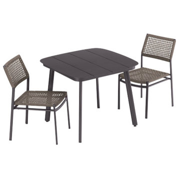 Eiland 36" Square Dining Table, Carbon