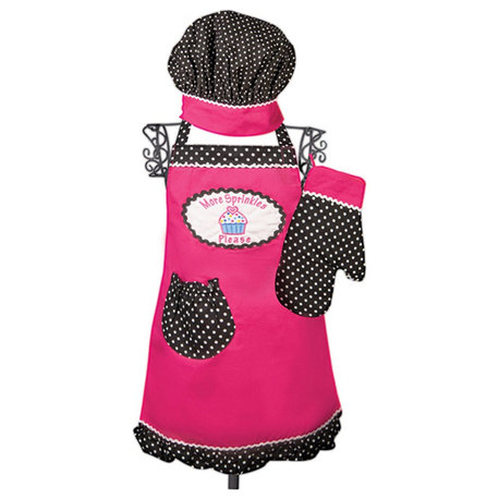 More Sprinkles Apron 3 Piece Set