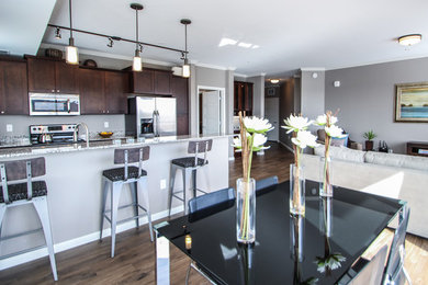 Inspiration for a dining room remodel in Minneapolis