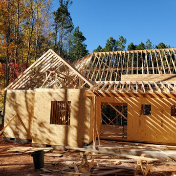 Roof framing continues