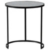 Rounded Metal Nesting Side Table Set Of 2