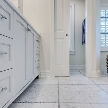 Hinsdale transitional master bath