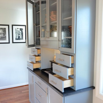 Two Tone Gray Kitchen in Oakton