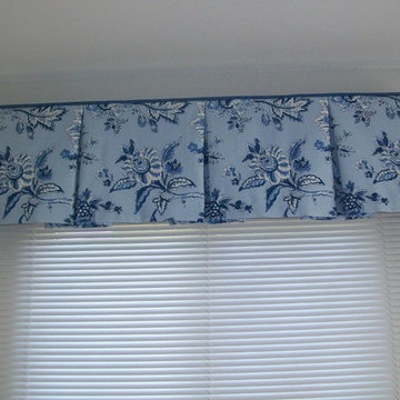 Master Bedroom Box Pleated Valances