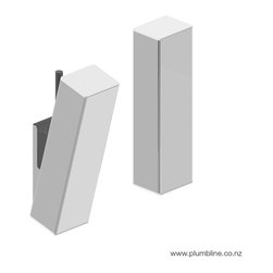 Universal Covered Toilet Brush Wall Mount - Toilet Brushes & Holders