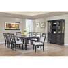 Sunset Trading Shades of Gray 11-Piece Dining Set With China Cabinet