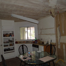 Before and almost complete kitchen