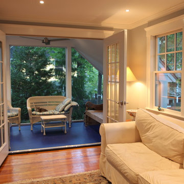 Home office and screen porch renovation