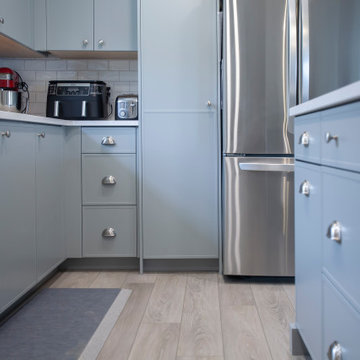 Kitchen Renovation with Slim Shaker Cabinets