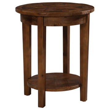 Revive Reclaimed Round End Table, Natural
