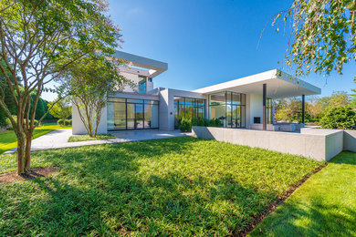 Contemporary exterior home idea in New York