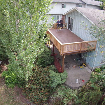 Milwauki Trex Select decking "Saddle"