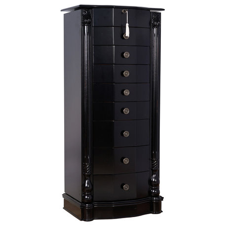 Florence Jewelry Armoire, Black