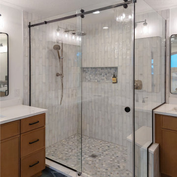Frameless shower enclosures
