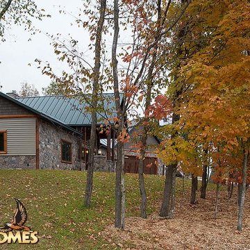 Hybrid Log & Wood Home
