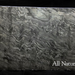 All Natural Stone - Fantasy Black Schist Slab - Kitchen Countertops