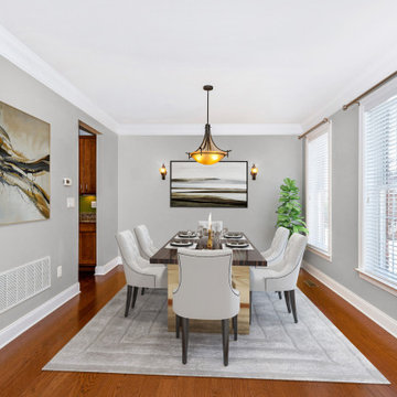 Same Dining Room Staged Multiple Ways