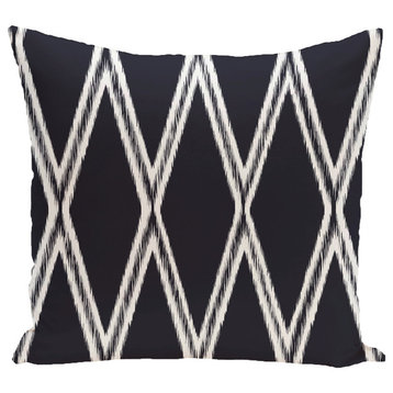 Gate Keeper Geometric Print Outdoor Pillow, Bewitching, 20"x20"