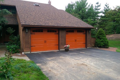 Custom painted garage doors