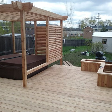 Spring 2017 - Two Level deck with Private Hot Tub