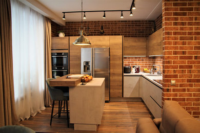 На фото: кухня в современном стиле