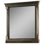 Legion Furniture - Legion Furniture Chauncey Mirror, Antique Coffee, 24" - If you've been thinking about adding fresh wall decor to your home, the Chauncey Mirror, featured here in antique coffee, will complement many styles. The neutral coloring and subtle detailing of this piece make it a versatile addition to any room. Measuring 24 by 32 inches