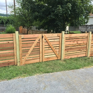 Horizontal Wood Fence