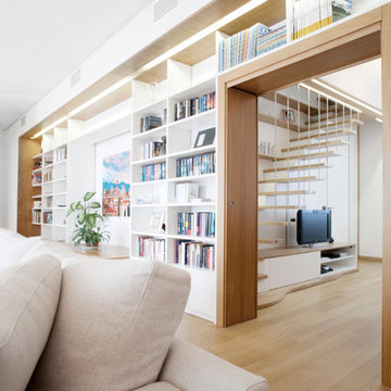 Essenzialmente rovere - 150 mq - Zona Giorno