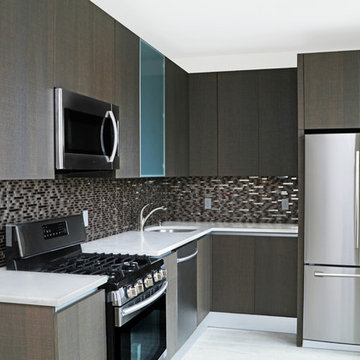 LiberaMente Kitchen (Multi-Unit) in Venereed Saxony Walnut Scav 800
