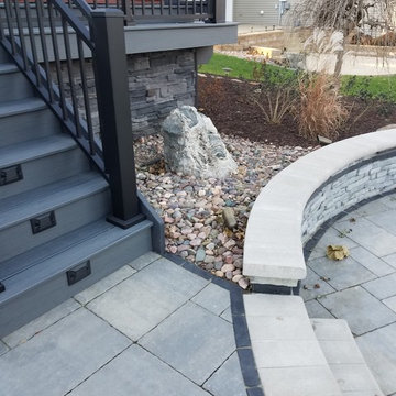 Unilock Outdoor Bar and Entertaining