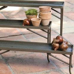 Fireplace Pillar Racks - Set of 3 - Fireplace Accessories